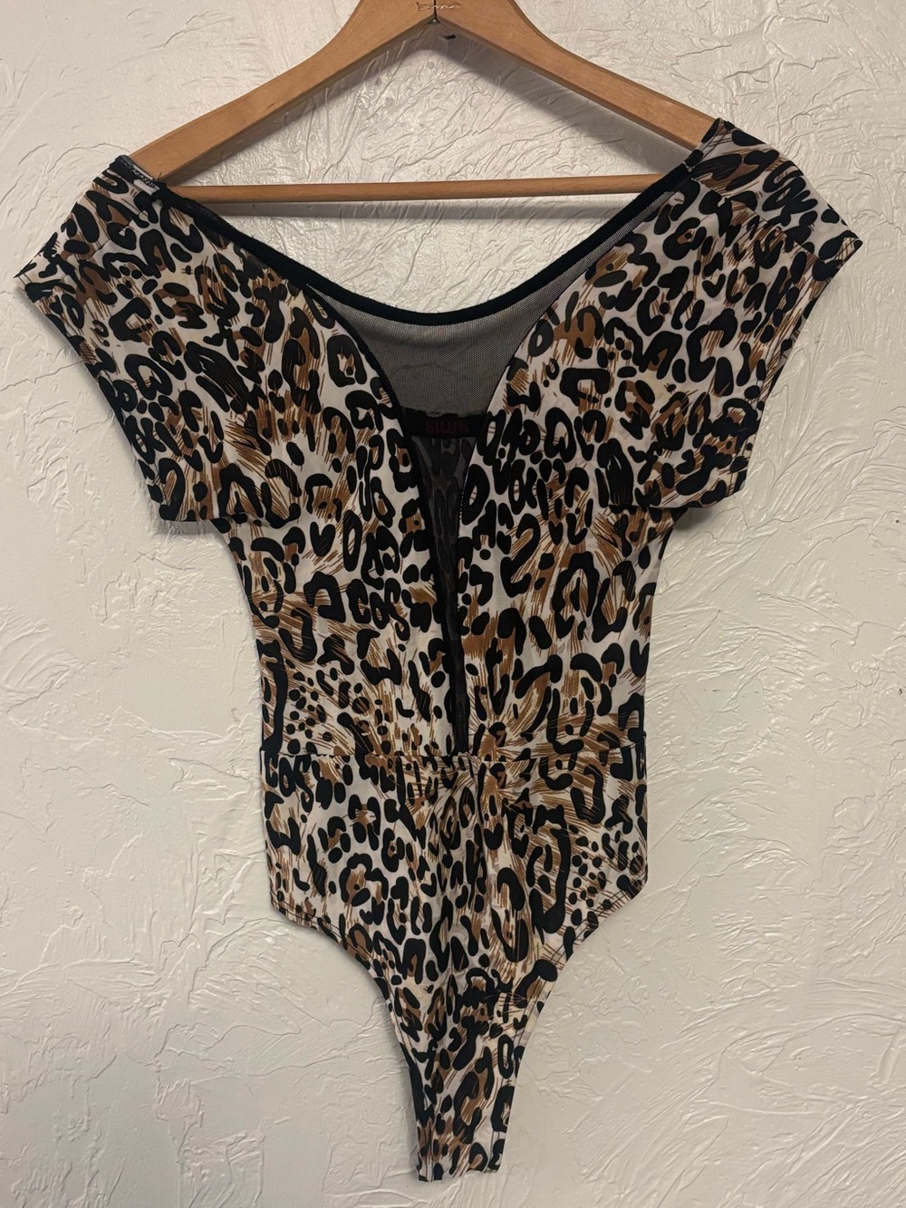 Vintage 90s Leopard Body Suit
